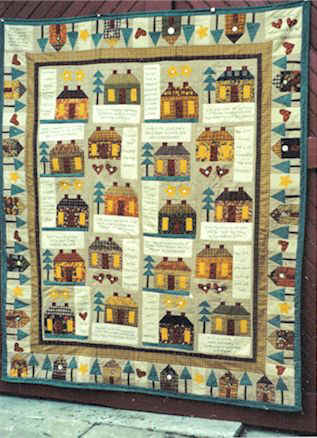 Home sweet primitive home quilt pattern