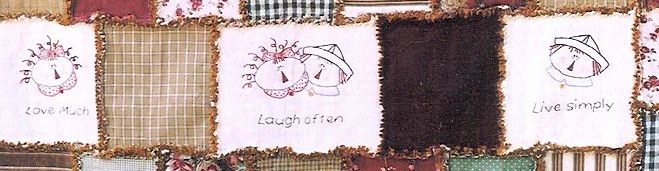 Raggedy Ann quilt row 3