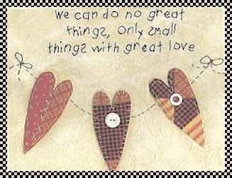 we can do no great things stitchery pattern