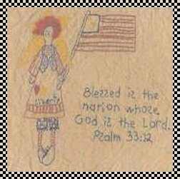 Americana stitchery pattern