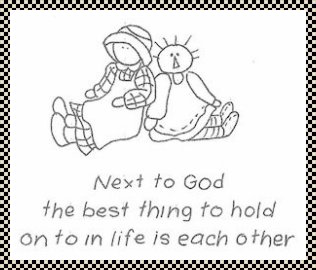 Next to God primitive stitchery