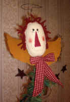 Raggedy Ann Angel Christmas tree topper